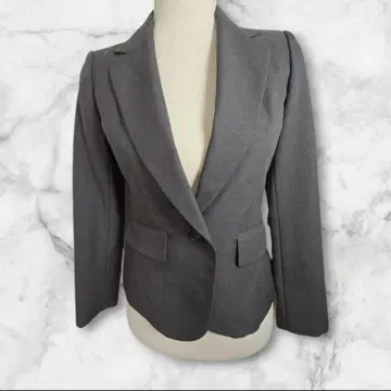 택 포함 새상품 White Shop 크로스플러스 테일러드 자켓 그레이