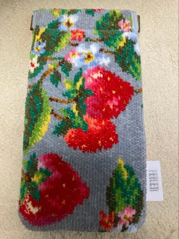 페이러 딸기 무늬 안경 케이스