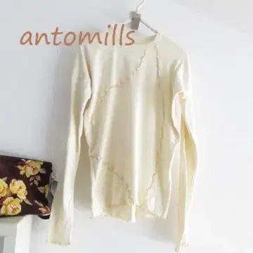 automills 오토밀즈 긴팔 티셔츠 크림 사이즈 2