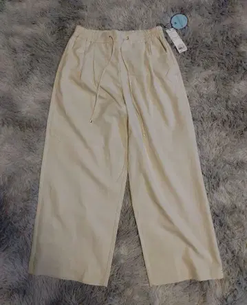 온워드 anyFAM 와이드 팬츠 베이지 4 [ XL ]