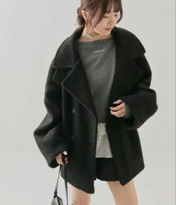 mystic 샤기 미들 코트 사이즈 1