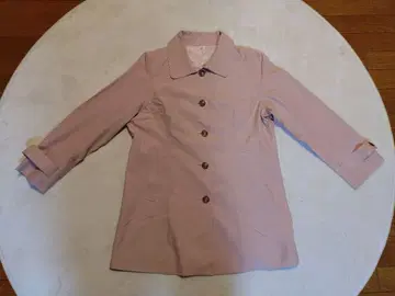 봄용 트렌치코트 핑크 [ LL ]
