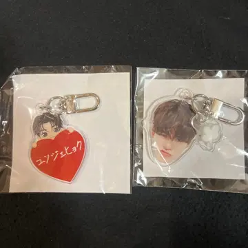 제혁 아크릴 키링 세트 얼굴 아크릴 키링 분노