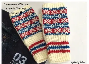 [ 여성용 ] 뜨개질 핸드 워머