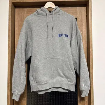 Champion 그레이 셋업 M 사이즈 NEW YORK 자수
