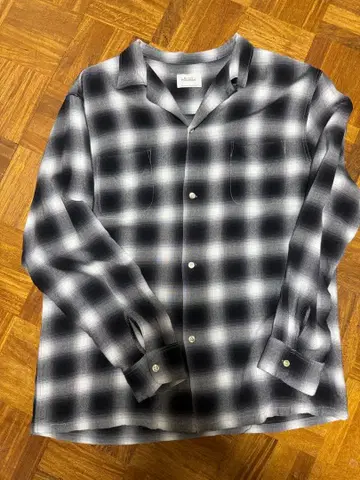 TOWNCRAFT 옴브레 체크 셔츠