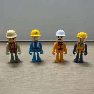 프라키즈 공사장 공사 관계자 공사 4체 세트 중고