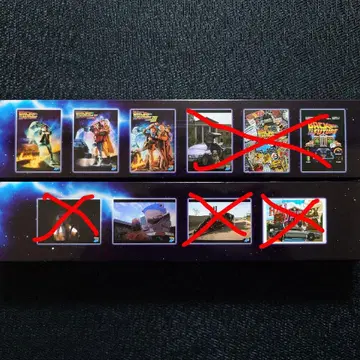 후류 복권 백 투 더 퓨처 G상 아트 포스터 4종 세트