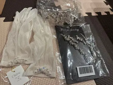 결혼식 신부 그로브 티아라 웨딩 액세서리 세트