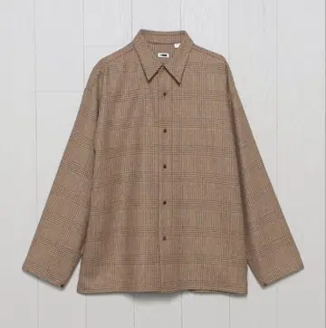 H 컨트리 체크 트위드 박스 레귤러 칼라 셔츠