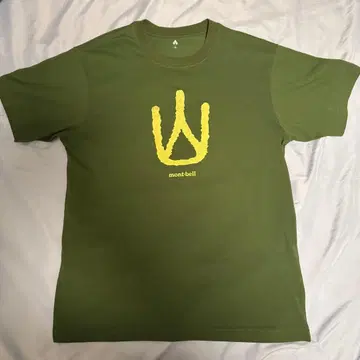 mont-bell 올리브 그린 T셔츠 M 사이즈