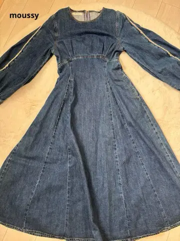 MOUSSY 데님 원피스 긴팔 사이즈 2