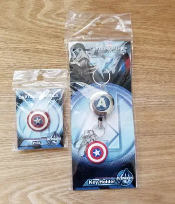캡틴 아메리카 윈터 솔저 극장 한정판 키링 핀즈