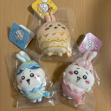 택 포함 새상품 슬슬 부활절 마스코트 치이카와 (먼작귀) 3종 세트