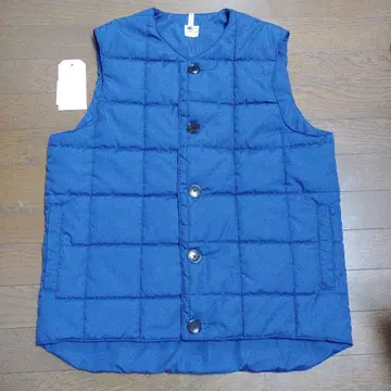 Necessary or Unnecessary 퀼트 베스트 코튼 네이비