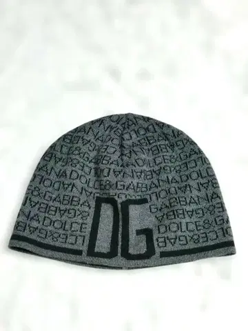 빈티지 돌체앤가바나 D&G 비니 니트 모자 D&G 올 패턴
