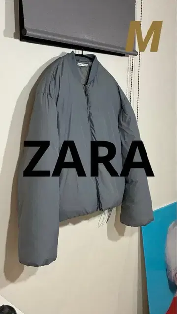 ZARA BOXY 퀼팅 자켓 M 새상품