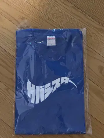 사바 시스터 SABA STANDARD 티셔츠 XL 블루 x 화이트