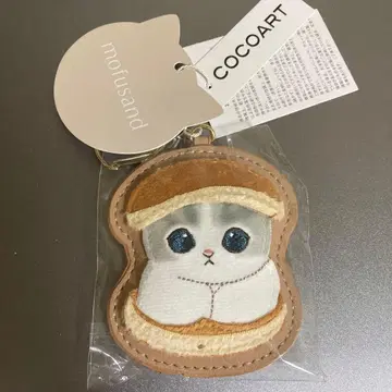 mofusand 빵 모양 키링 고양이 얼굴