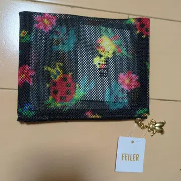 FEILER 메쉬 파우치 하이디 네이비