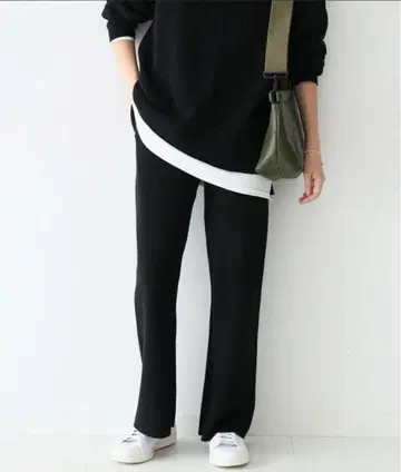 워셔블 울 니트 팬츠 [ 허리밴딩/손세탁 가능 ]