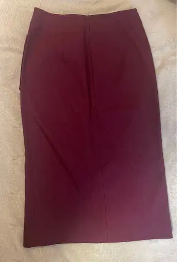 NOBLE 노블 더블 크로스 후프 지퍼 타이트 스커트