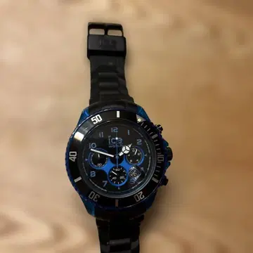 ICE WATCH 크로노그래프 시계 파랑/블랙