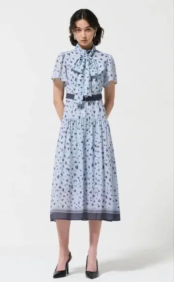 하트 레오파드 프린트 원피스/diagram