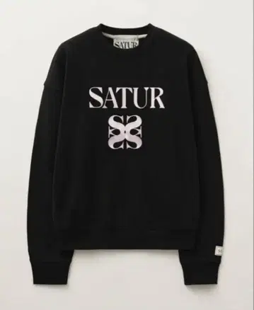 SATUR Classic Logo Sweatshirt BLACKPINK
