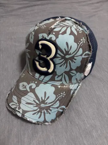 요시노리 코타케 메쉬 캡 골프 데미지 가공