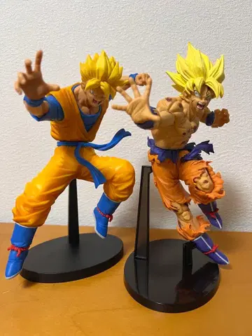 드래곤볼 피규어 2체 세트