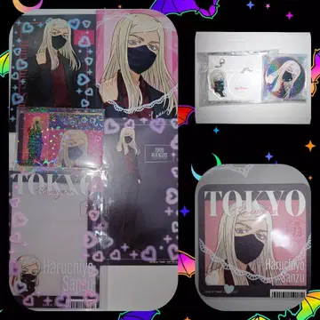 도쿄 리벤저스 콜라보 카페본포 산즈 하루치요 B7 카드 케이스 브로마이드