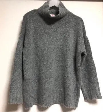 mao made 마오메이드 울 혼방 하이넥 니트