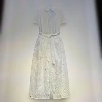 ZARA 자수 들어간 화이트 셔츠 원피스