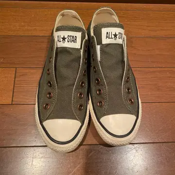 컨버스 올스타 슬립온 올리브 그린 23.5cm