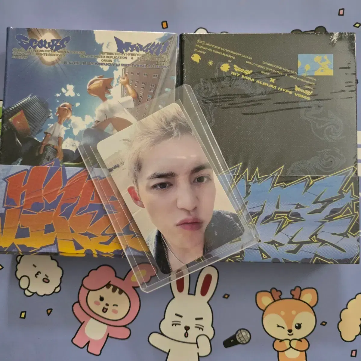 CxM hype vibes album set + ktown4u S.Coups poca pre-order benefit Seventeen