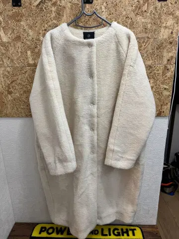 nano UNIVERSE 아이보리 롱 코트