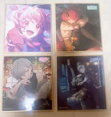 프로세카 모모이 아이리 히노모리 시호 미니 색지 4점 세트