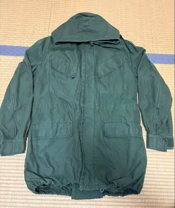 실물 70s 빈티지 벨기에군 필드 자켓 모즈 코트 군용
