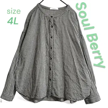 [ SoulBerry ] W 거즈 셔츠 [ 4L ]