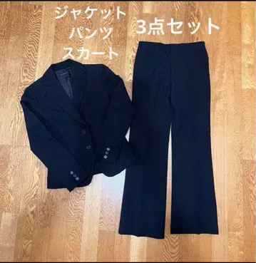 여성용 비즈니스 정장 세트 블랙 취업 정장 3점 세트 M