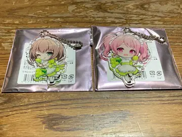 걸파 x 스이파라 콜라보 아크릴 키링 야마토 마야 & 마루야마 아야