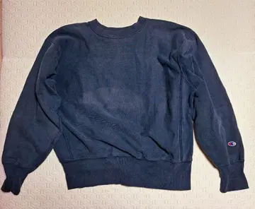 USA 리버스 위브 Champion 맨투맨 네이비