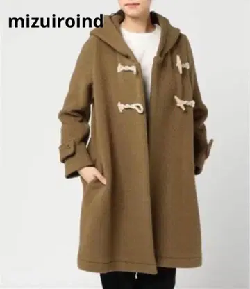 미즈이로 인드 mizuiroind 더플 코트 카키 일본제