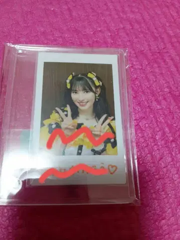 초 도키메키 선전부 도키센 스다 아키 폴라로이드 사인