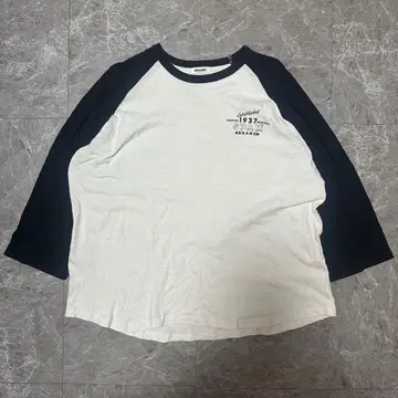 GALLERY BAYFLOW 7부 소매 티셔츠 화이트/블랙 g13