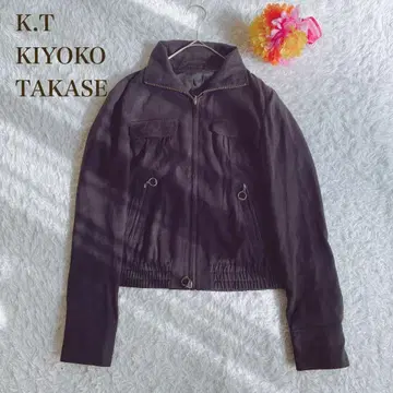 케이티 요코타카세 [Free] 블랙 자켓 심플 스웨이드풍