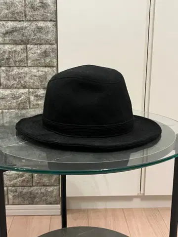 [ CA4LA ] 카시라 펠트 햇 플랫 브림 블랙