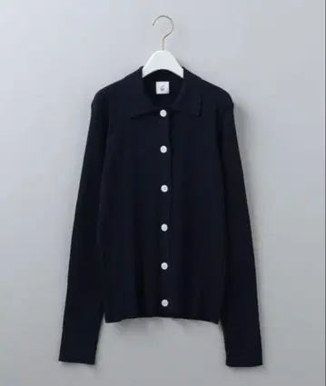 6(ROKU) 네이비 리브 셔츠 가디건