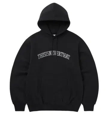 THISISNEVERTHAT 블랙 후드티 S